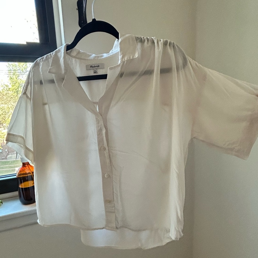 Madewell Cream Blouse